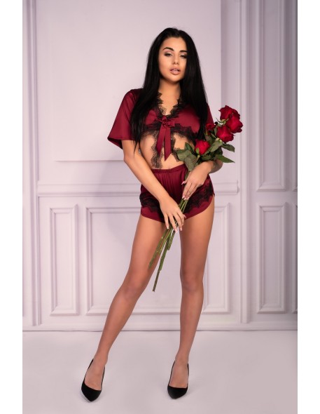 Maurea set satin t-shirt + shorts, Livia...