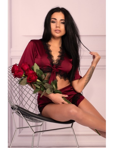 Maurea set satin t-shirt + shorts, Livia Corsetti lc 90562