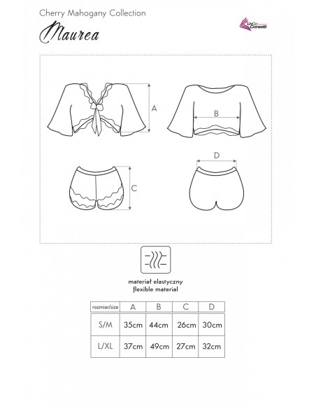 Maurea set satin t-shirt + shorts, Livia Corsetti lc 90562