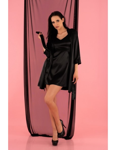 Mirdama satynowa koszulka nocna ze stringami,...