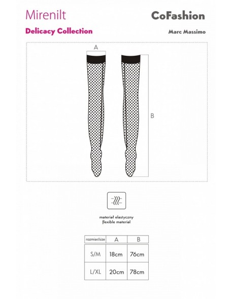 Pończochy do pasa kabaretki Mirenilt Cofashion...