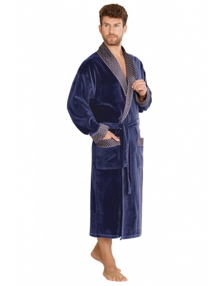 Bonjour bathrobe long 3xl-4xl, De Lafense 773