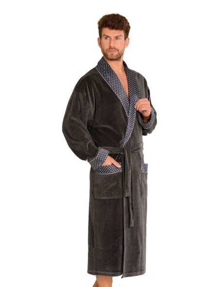 Bonjour bathrobe long 3xl-4xl, De Lafense 773