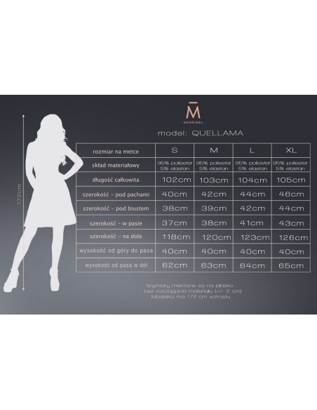 QuelLama dress women's midi camisole khaki, Merribel d54