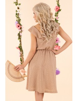 Violayam dress women's midi sleeveless beige, Merribel d91 2