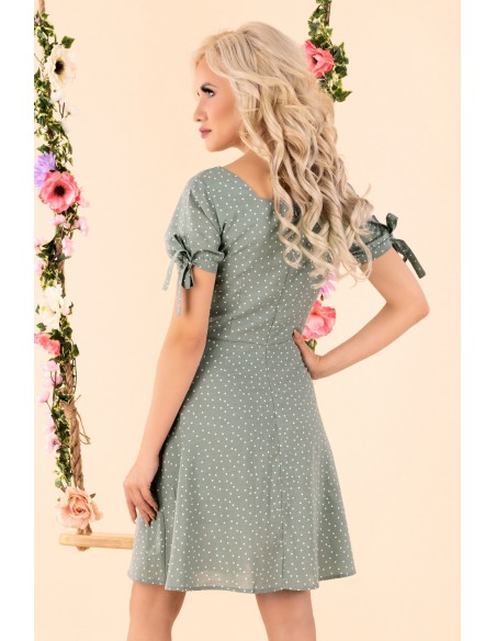 Merinam dress women's mini with short sleeve mint, Merribel d92