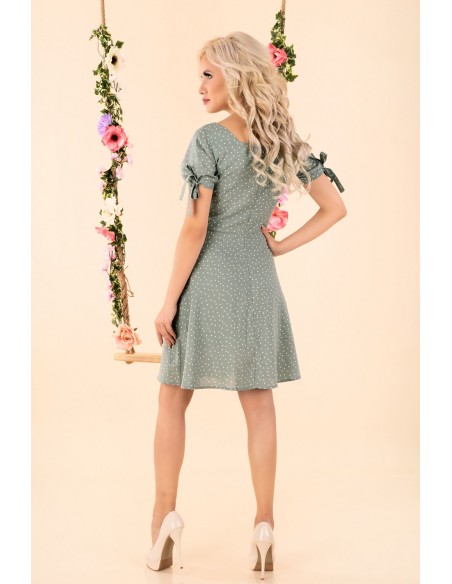 Merinam dress women's mini with short sleeve mint, Merribel d92