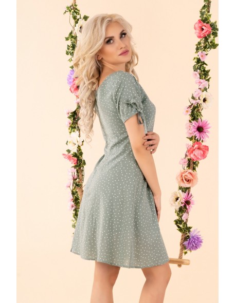 Merinam sukienka damska mini z krótkim rękawem...