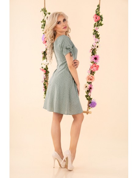 Merinam dress women's mini with short sleeve mint, Merribel d92