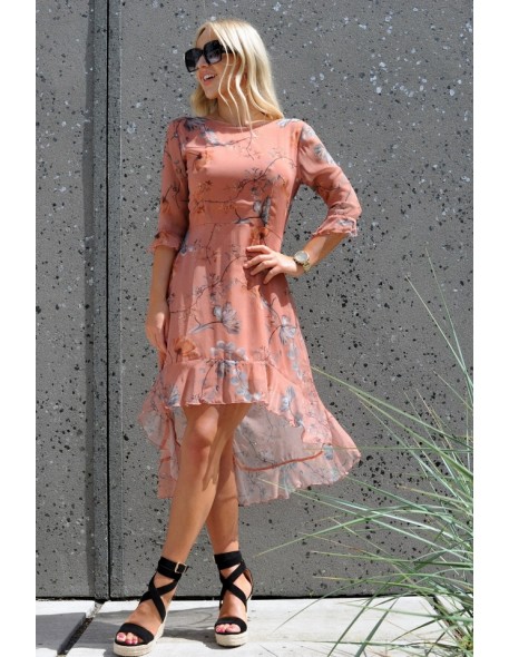 Evere dress women's asymetryczna ceglasta with...