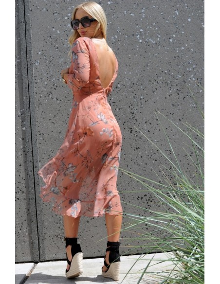 Evere dress women's asymetryczna ceglasta with kwiatowym wzorem, Merribel d98