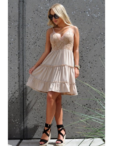 Satrian sukienka damska na cienkich ramiączkach...