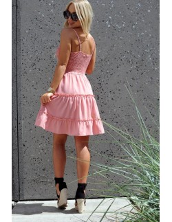 Satrian dress women's na thin straps powder pink,... 2