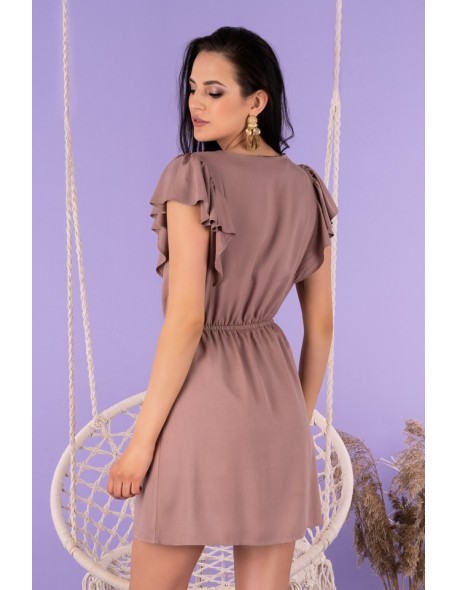 Lauream dress women's mini with short sleeve...