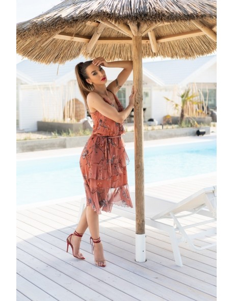 Arme dress women's midi na thin straps...