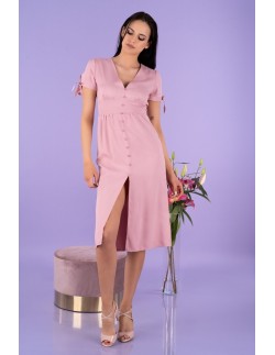 Birgia dress women's midi with slit powdery, Merribel d145