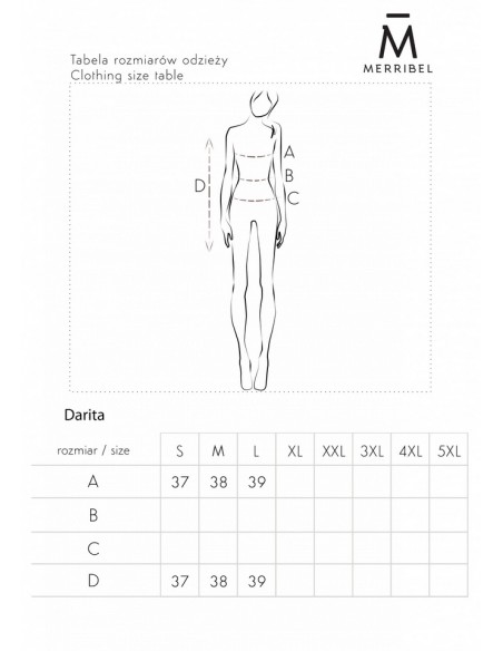 Darita blouse women's short with short sleeve black, Merribel b27