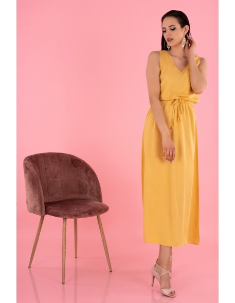 Anara sukienka damska długa na szerokich...