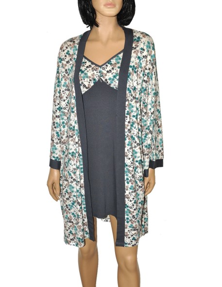 Mia bathrobe ladies' 3xl-4xl, De Lafense 473