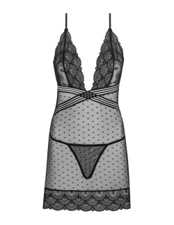 CoMiran koszulka nocna ze stringami czarna, Livia...