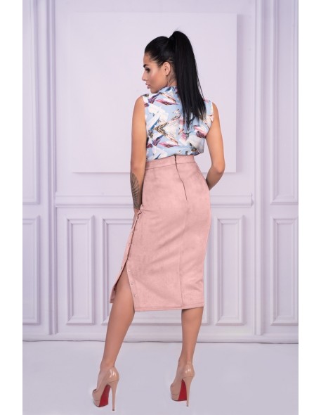 Lunarin skirt women's pencil skirt with wysokim...