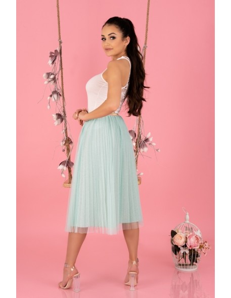 Neri skirt women's tiulowa midi mint, Merribel 317