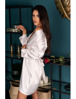 Edelina satin bathrobe ladies' pearl, Livia Corsetti lc... 2