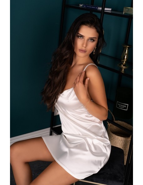 Mirdama satin t-shirt night with thongs...