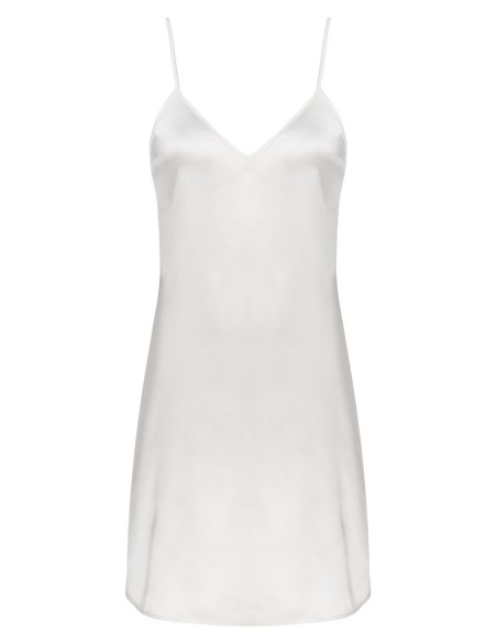 Mirdama satin t-shirt night with thongs perłowa, Livia Corsetti lc 90519