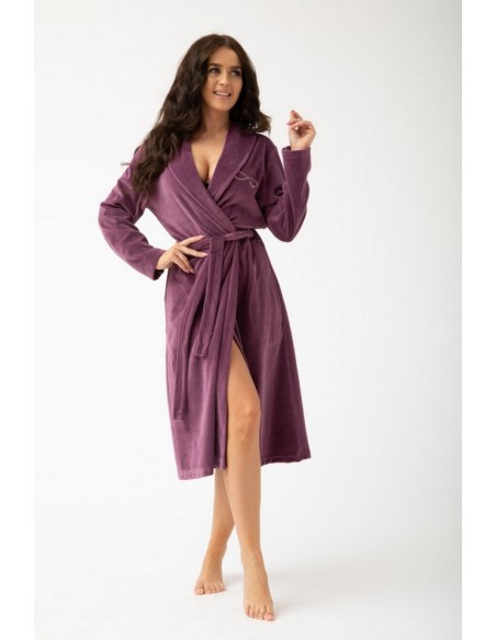 Bathrobe ladies' welurowy Dorota FR-291