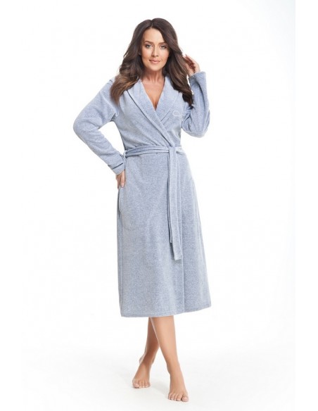 Bathrobe ladies' welurowy Dorota FR-291