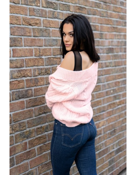 Mirila sweater ladies' fastened ozdobny splot...