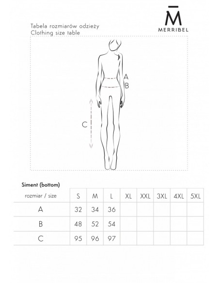 Siment tracksuit set ladies' blouse and trousers navy blue, Merribel 1109