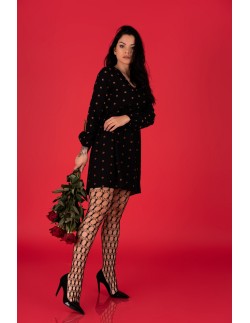 Zaris rAjstopy wzorzyste czarne, Livia Corsetti lc 17161 