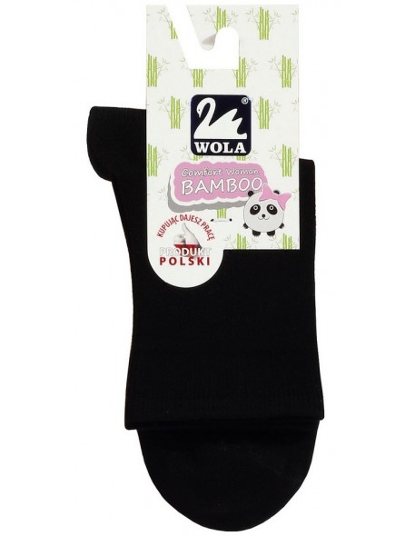 Socks women's smooth with bamboo, Wola