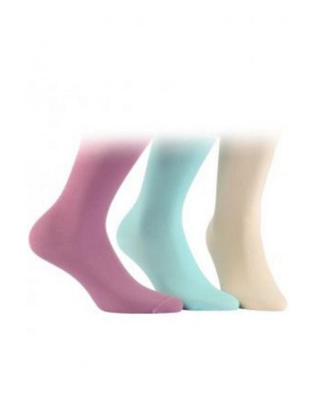 Socks smooth women's with cien. baw, Wola