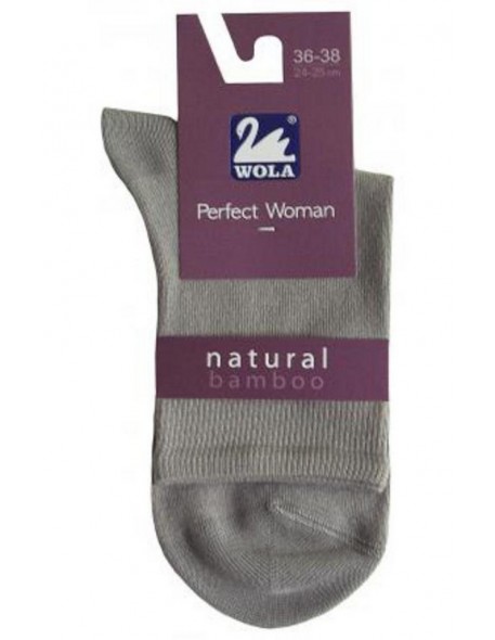 Socks women's smooth with bamboo, Wola