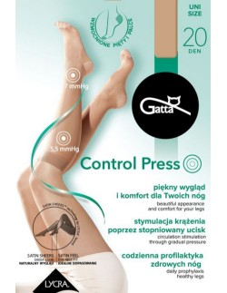 Podkolanówki kompresyjne Gatta Control Press 20 den 