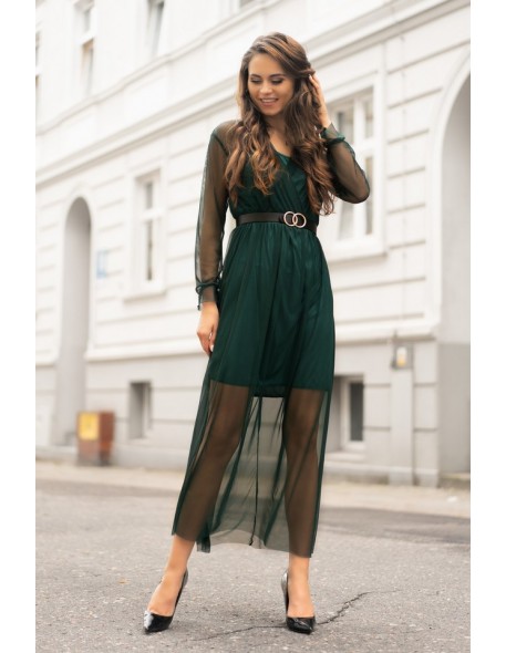 Dress Mariedam Dark Green 1405 Merribel