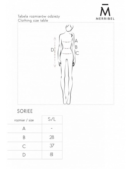 Sukienka Soriee Black, Merribel
