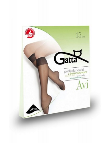 Knee women's smooth pressure-free Gatta Avi 20 den