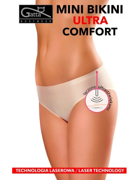 Figi damskie bezuciskowe Gatta Mini Bikini Ultra Comfort 41590 