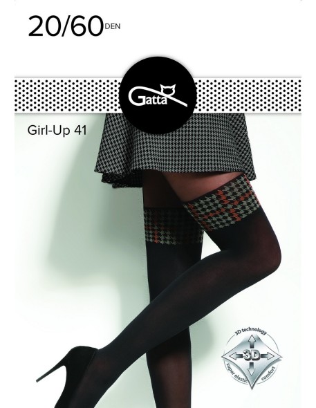 Rajstopy damskie wzorzyste Gatta Girl-Up 41...