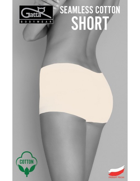 Majtki szorty damskie Gatta Seamless Cotton Short 1636S 