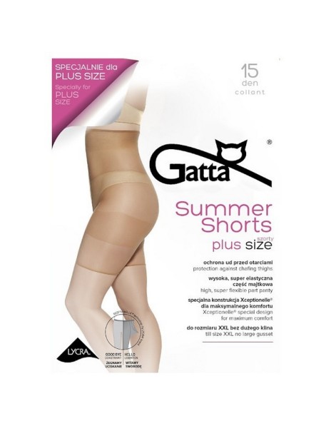 Szorty wysoki stan ochrona przed otarciami Gatta Summer Shorts 15 den 