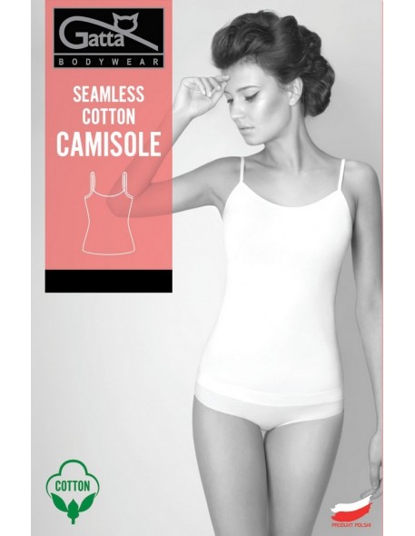 Koszulka damska na ramiączkach Gatta Seamless Camisole Cotton 