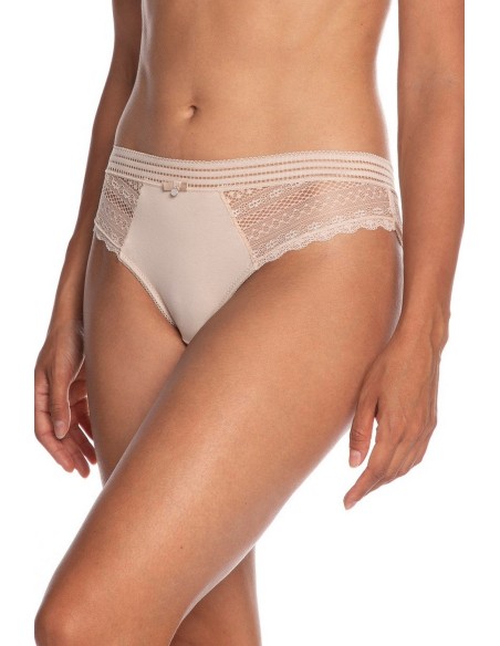 Lama Figi damskie mini bikini L-4004MB-06, koronkowe wstawki na bokach