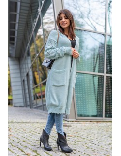 Kardigan Jacket Marynarka Delaina Mint, Merribel