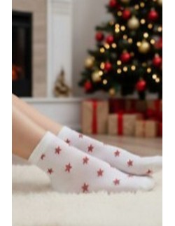 CHRISTMAS CHILL - socks 40 DEN, Fiore 2