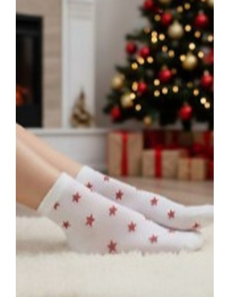 CHRISTMAS CHILL - socks 40 DEN, Fiore